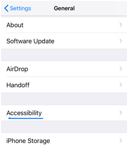ACCESSIBILITY