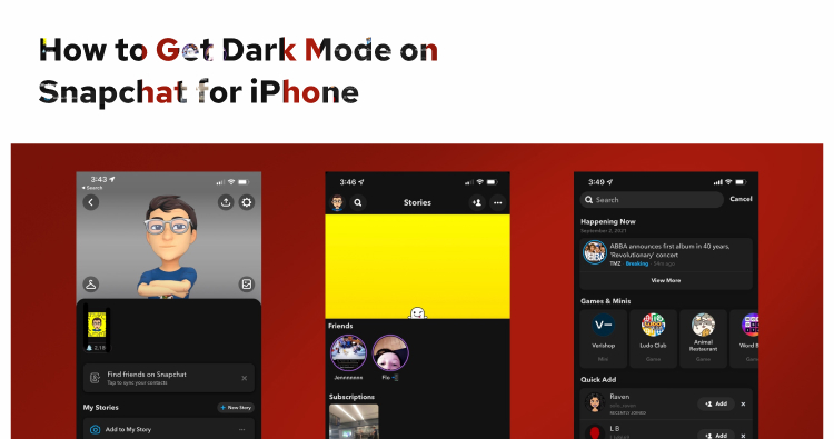 How to Get Dark Mode on Snapchat for iPhone