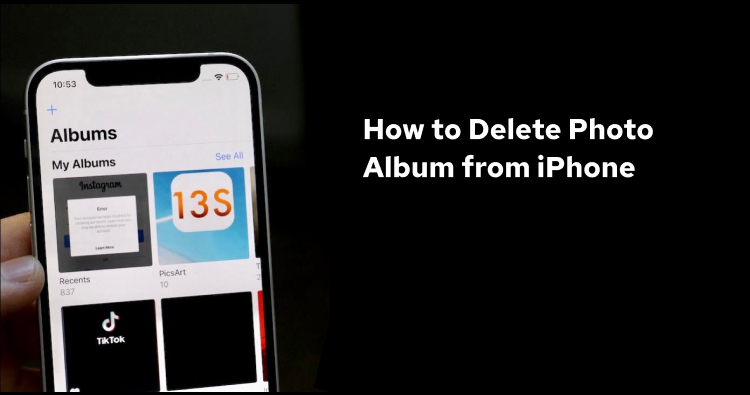 Delete Photo Album from iPhone